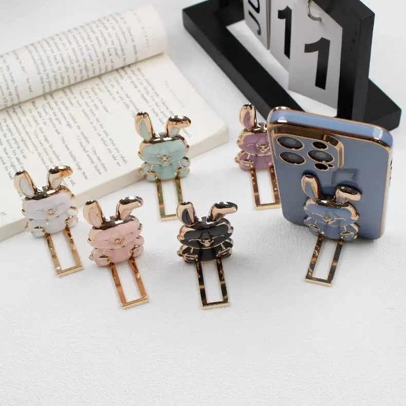 Uchwyt do telefonu Królik, składany, mix kolorów, 50 szt.