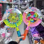 Miecz na Bańki Mydlane z Wiatraczkiem Bubble Windmill 6szt Mix