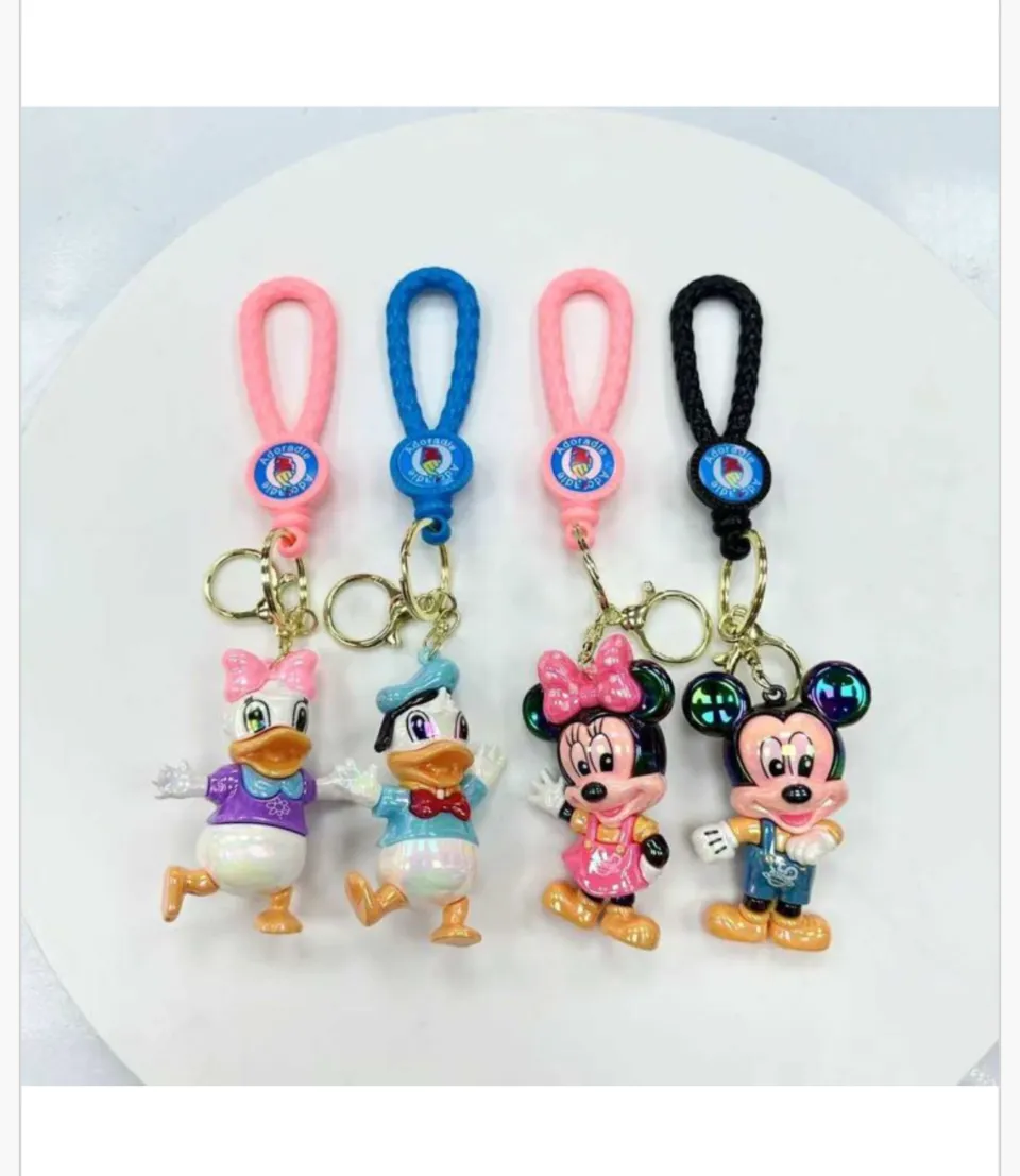 Brelok do Kluczy Postacie Disney Perłowe z Paskiem, 24 szt.