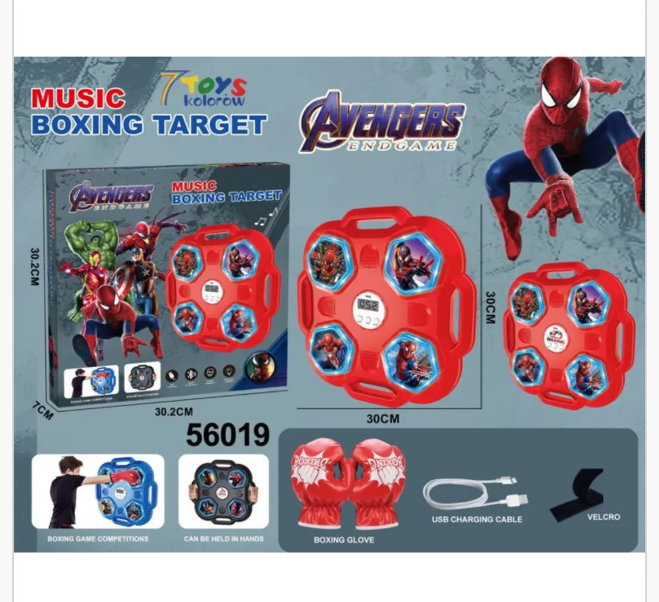 Music Boxing Target Avengers 30cm Elektroniczna Tarcza LED Bluetooth