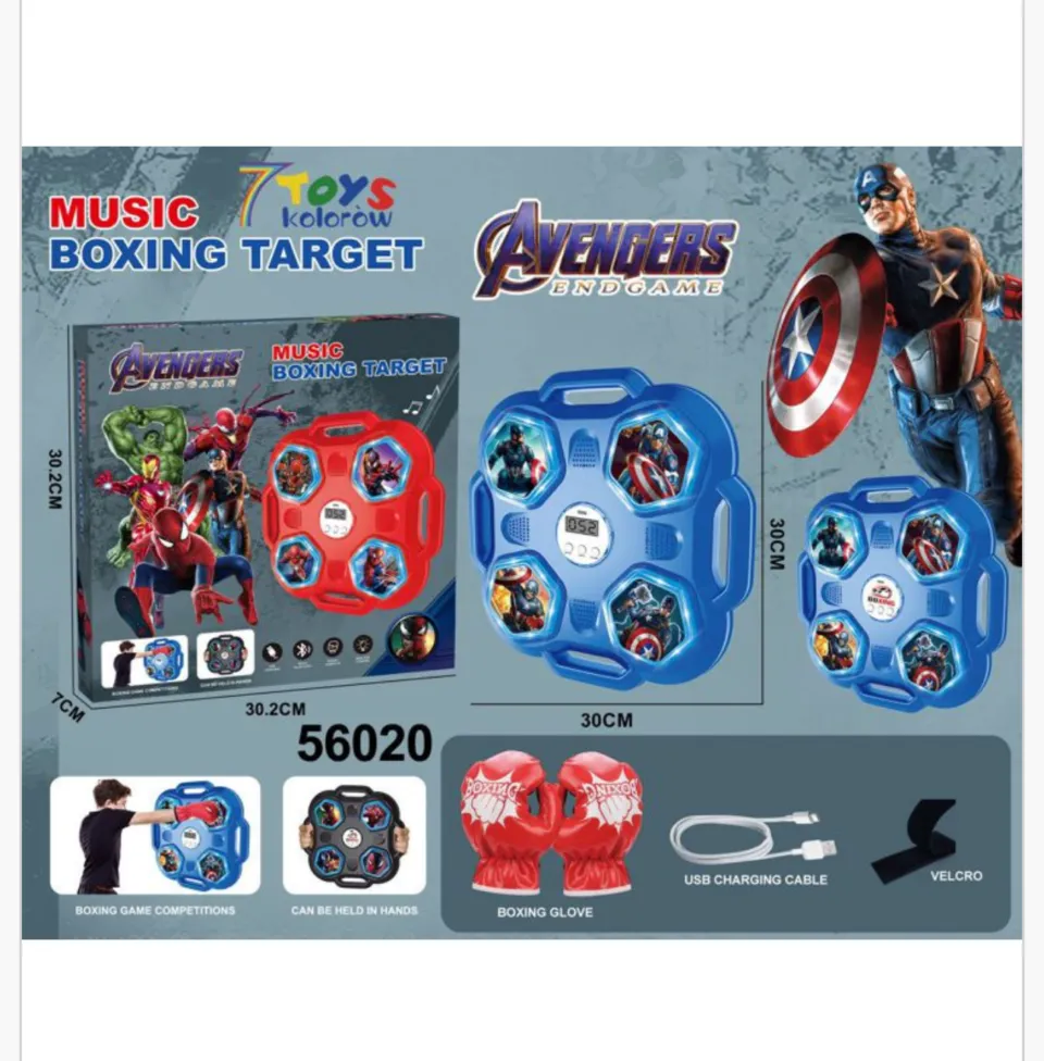 Music Boxing Target Avengers 30cm Elektroniczna Tarcza Bokserska