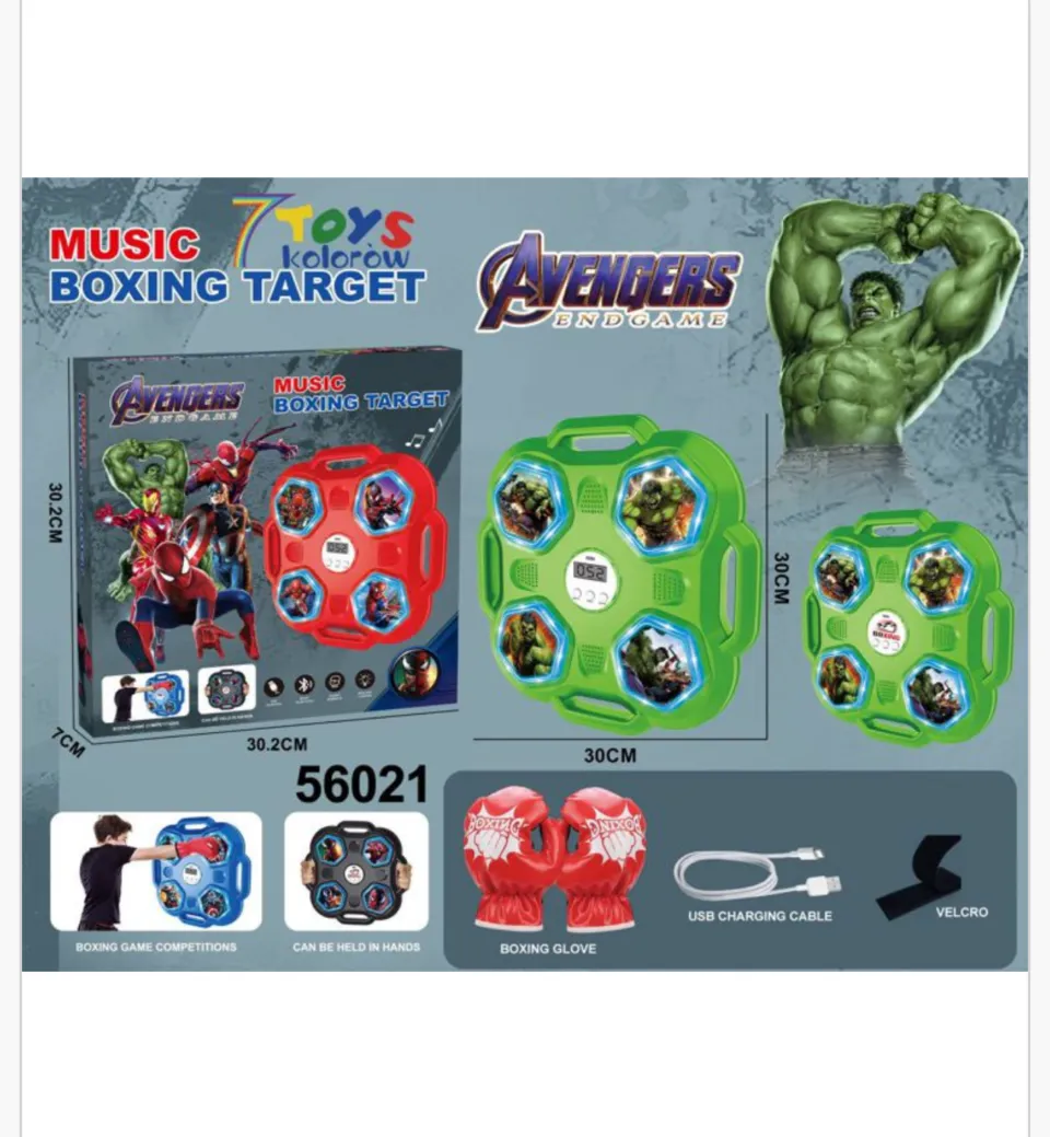Music Boxing Target Avengers 30cm Elektroniczna Tarcza Bokserska