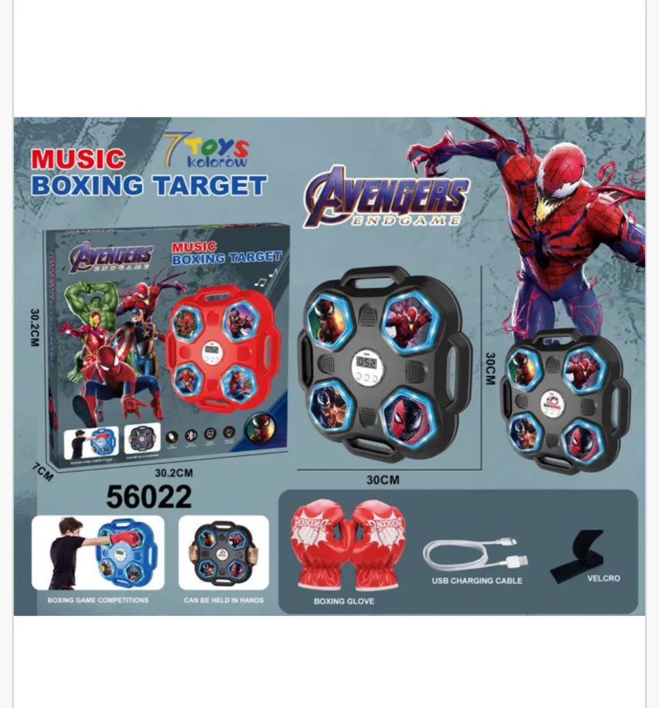 Music Boxing Target Avengers 30cm Elektroniczna Tarcza + Rękawice