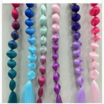 Kolorywy Warkocz Syntetyczny Bubble Braid 24szt