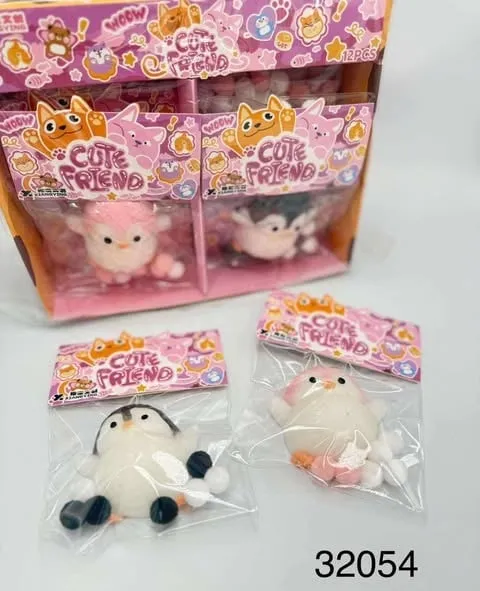 Zabawka Squeeze Cute Friend Gniotek Pingwin, 12 szt.