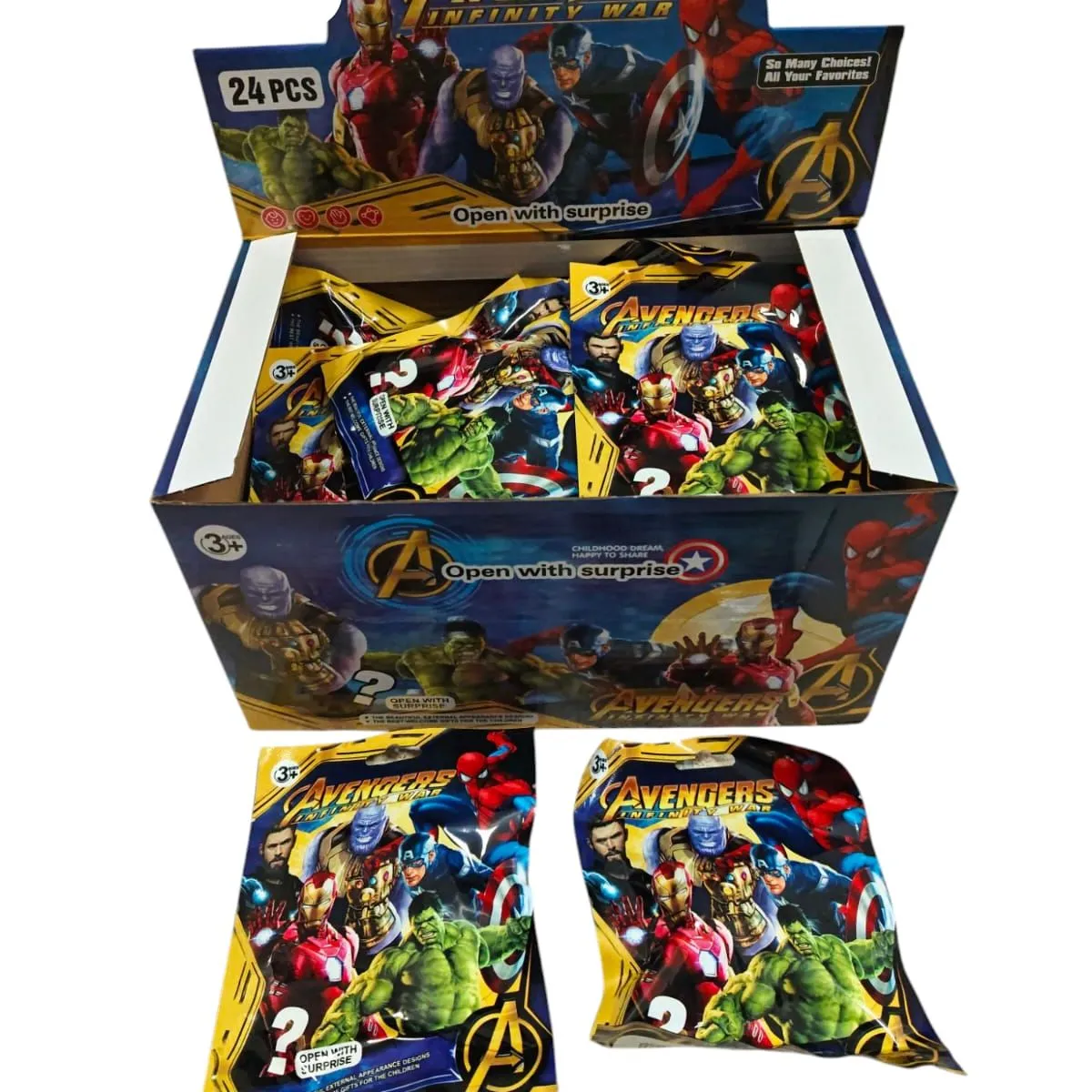 Saszetki Avengers Infinity War - Niespodzianka, Display 24 szt.