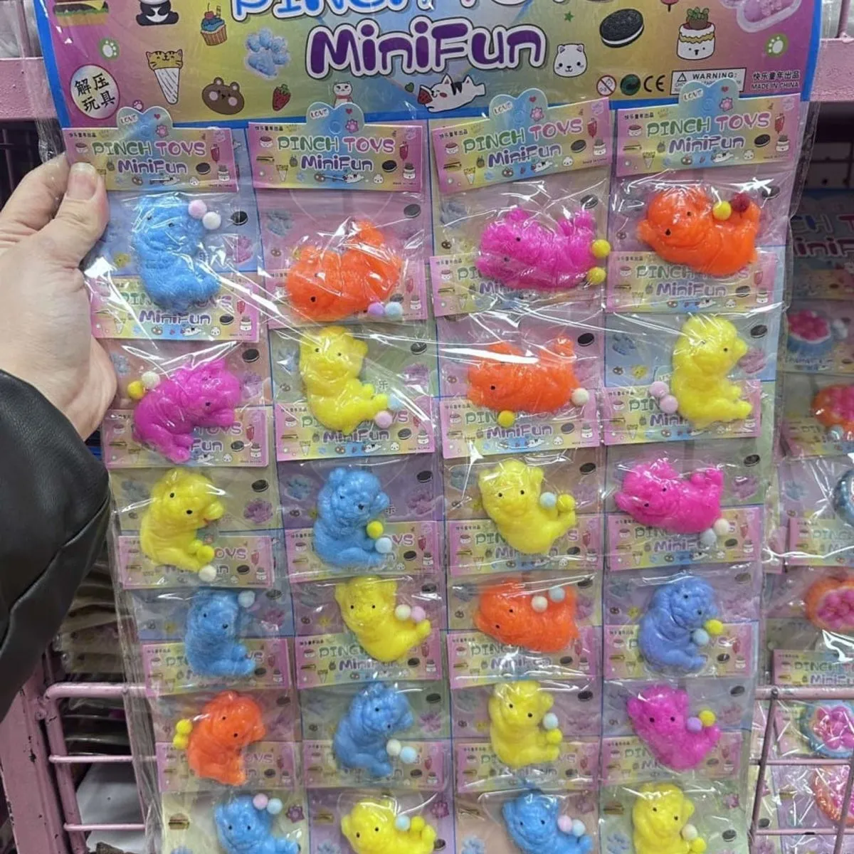 Zestaw Pinch Toys Mini Fun 24PCS - Kolorowe Gniotki Antystresowe