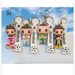 Brelok Piłkarz Football Gumowa Figurka, 24 szt.