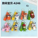 Brelok Pokémon Digimon Figurka z Paskiem Mix Kolorów A246