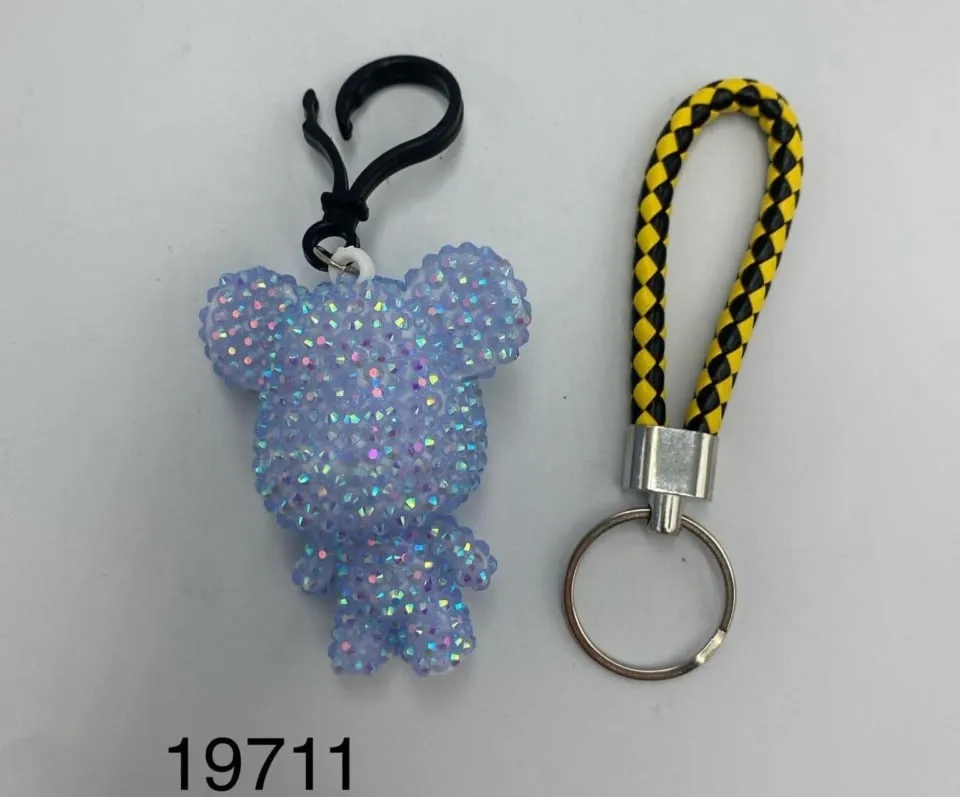Zestaw DIY Bransoletki Diamentowe Brelok Miś Kryształki PK17212