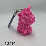 Zestaw DIY Bransoletki Diamentowe Brelok Różowy Jednorożec