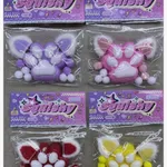 Zabawka Squishy Łapka z Uszami i Pomponami, Mix Kolorów, 18 szt.