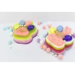 Zabawka Squeeze Toys Gniotek Łapka Tęczowa z Brokatem 12szt