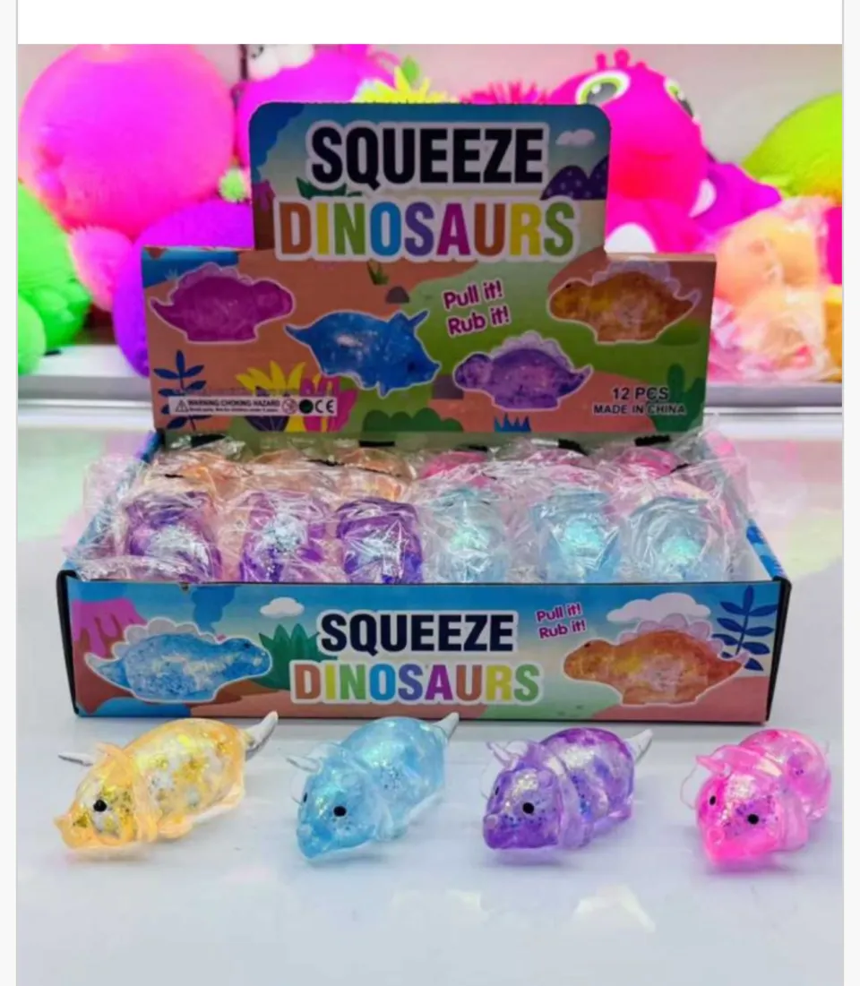 Zabawka Squeeze Toys Dinozaury Gniotki 24 szt.