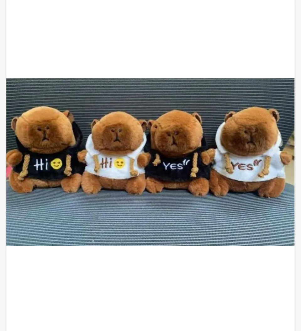 Brelok do Kluczy Kapibara w Bluzie Pluszowy Mix Wzorów