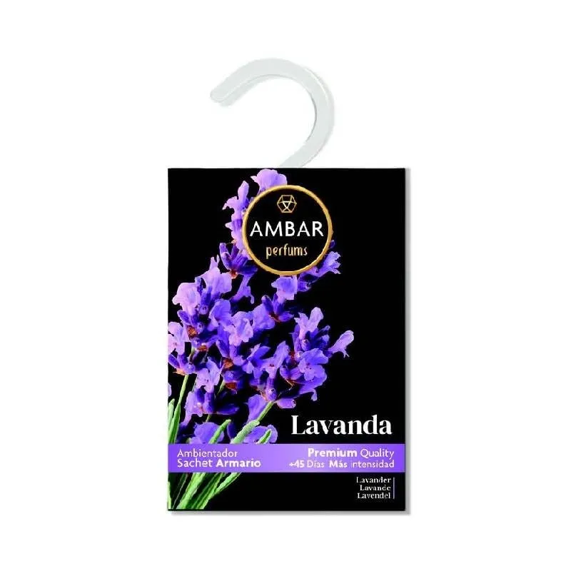 Zapachy do Szafy Ambar Perfums Lawenda z Wieszakiem 20 szt