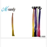 Warkocze peruk M.Sunly kolorowe ombre na gumce 24 szt. XC-020