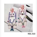 Zestaw naszyjników dla dzieci Syrenka z koralikami 24 szt. MDL-010