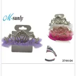 Opaska do Włosów Korona Tiara z Tiulem M-sunly