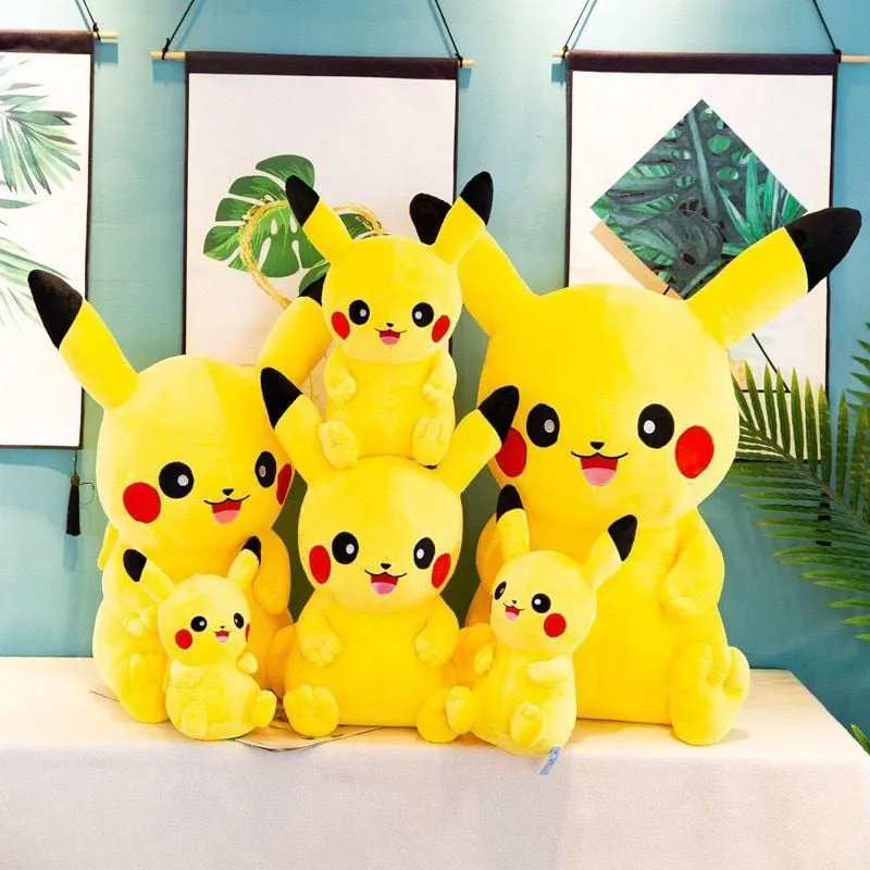 Maskotka Pluszowa Pikachu 55cm Miękki Plusz Żółty