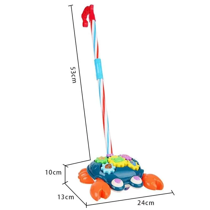 Zabawka Świecąca Muzyczna Pchacz Krab 53cm 6szt