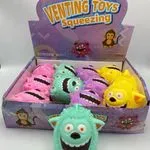 Zabawka Venting Toys Squeezing - Gniotek Potworek z Kolcami 12szt