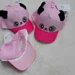 Czapka z daszkiem Panda dla dzieci 46-50cm NOVITI różowa