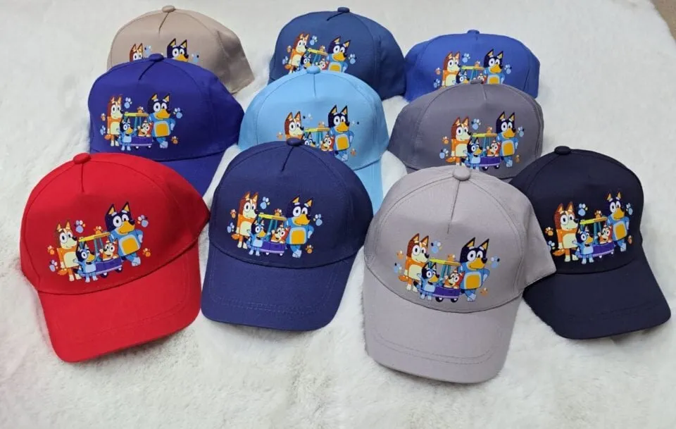 Czapka z daszkiem dla dzieci Bluey 50-52cm mix kolorów
