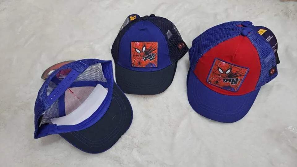 Czapka trucker dla dzieci 52-54cm Spider-Man niebiesko-czerwona