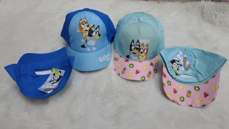 Czapka z daszkiem dla dzieci Bluey 52-54cm mix kolorów