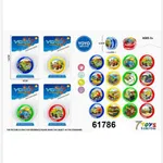 Zabawka YOYO New Style 5.5cm, Pojazdy Budowlane, 12 szt/opak