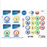 Zabawka YOYO New Style 5,5cm Cyfry i Symbole 12szt