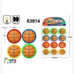 Zabawka YOYO Super YOYO Świecące Piłka Koszykowa 5.6cm 24szt