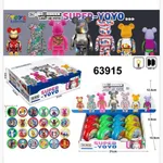 Zabawka Super YOYO Be@rbrick Light Up Świecące LED 12 szt