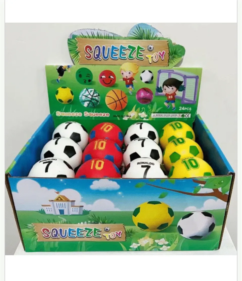 Zabawka Piłka Gniotek Antystresowa Squeeze Toy 24 szt.