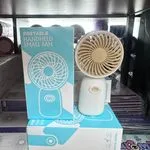 Mini Handheld Small Fan - przenośny wentylator ręczny, biało-beżowy