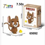 Zestaw klocków Mikro Figurka Myszka Tom i Jerry 9.5cm 65092