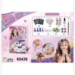Zestaw Tatuaż DIY Brokatowy Glitter Tattoo Set 7 TOYS 6 szt.