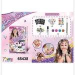 Zestaw Tatuaż DIY Brokatowy 21,5cm 7 TOYS 65438 - 6 szt