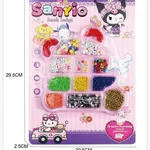 Zestaw koraliki DIY Sanrio 29,5x20,5cm Hello Kitty Kuromi