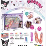 Elektryczna plecionka do włosów Kuromi zestaw z koralikami 28cm