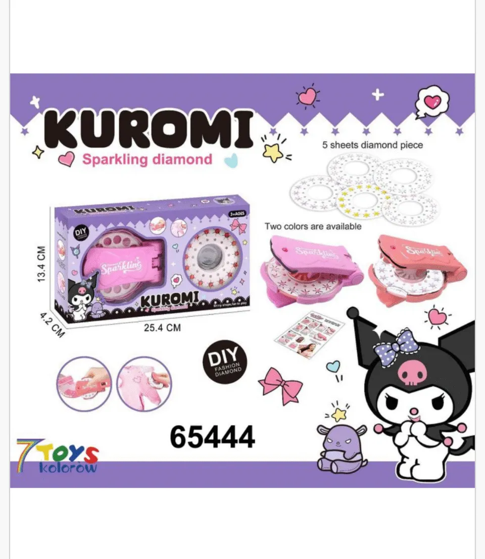 Zestaw do Klejenia Diamentowe Kuromi DIY Sparkling Diamond 25.4cm