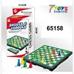 Gra planszowa Snakes & Ladders Węże i Drabiny, składana plansza 29cm