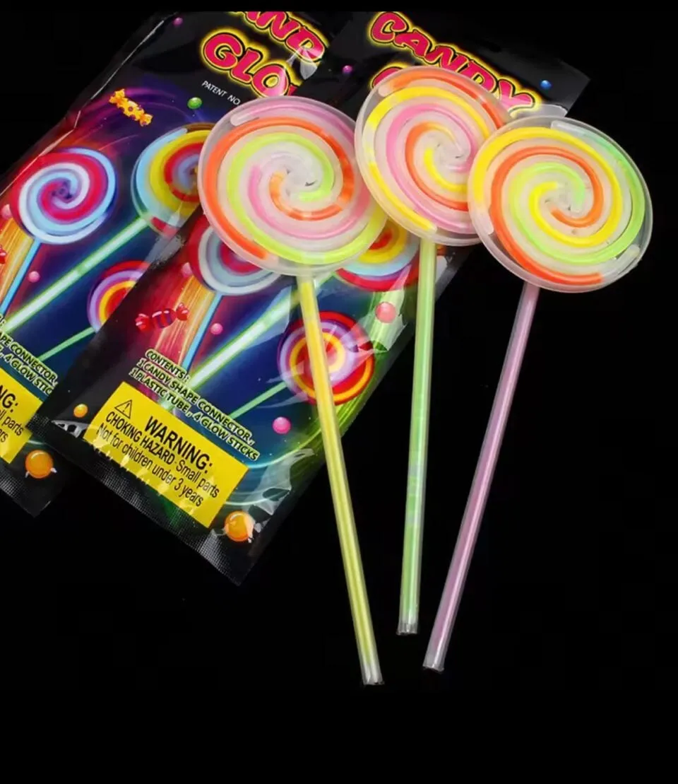 Zestaw Lollipop Glow Stick Świecący Lizak Candy Glow 12 szt.