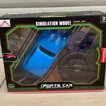Samochód Sterowany Sports Car Niebieski z Kierownicą R/C