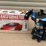 Samochód Robot 2in1 Transformation Skala 1:18 Niebieski PK17735