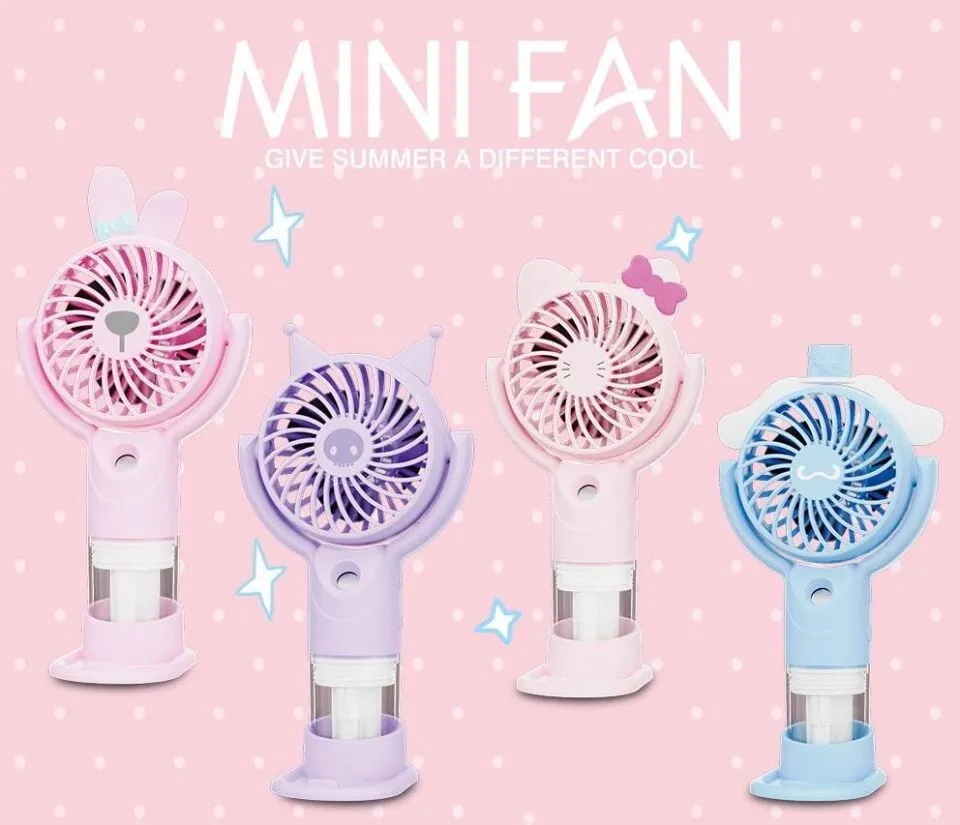 Mini Fan dla Dzieci - Ręczny Wentylator Zwierzątka, Mix 12 szt
