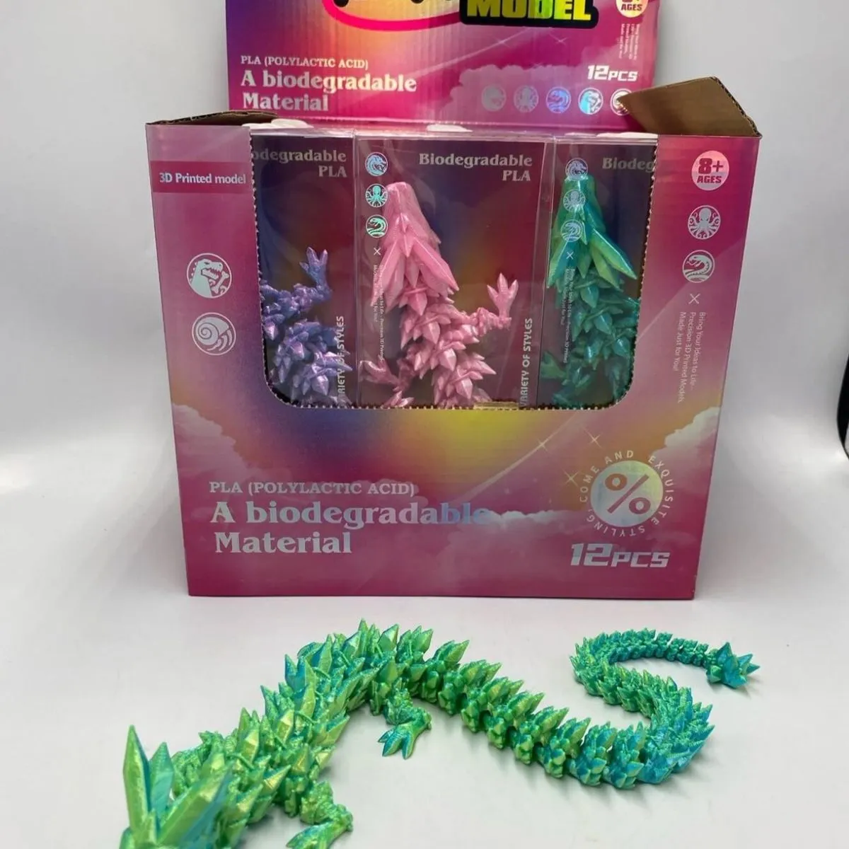 Zabawki 3D Printed - Modele smoków PLA