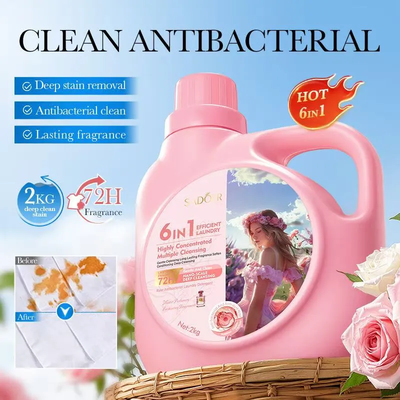 Antybakteryjny Płyn do Prania CLEAN 6w1 2kg/2L