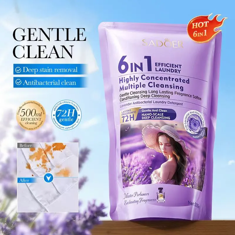 Antybakteryjny Płyn do Prania Lawendowy 500ml 6w1